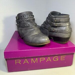 Rampage Booties TERRAIN CHARCOAL gray Size 8